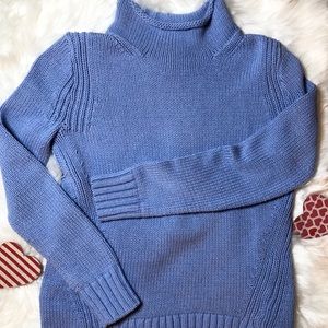 Blue J crew turtleneck